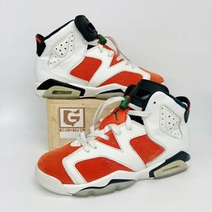 NIKE Air Jordan 6 Retro GS Gatorade 384665-145 Like Mike White 6 Youth 7.5 Women